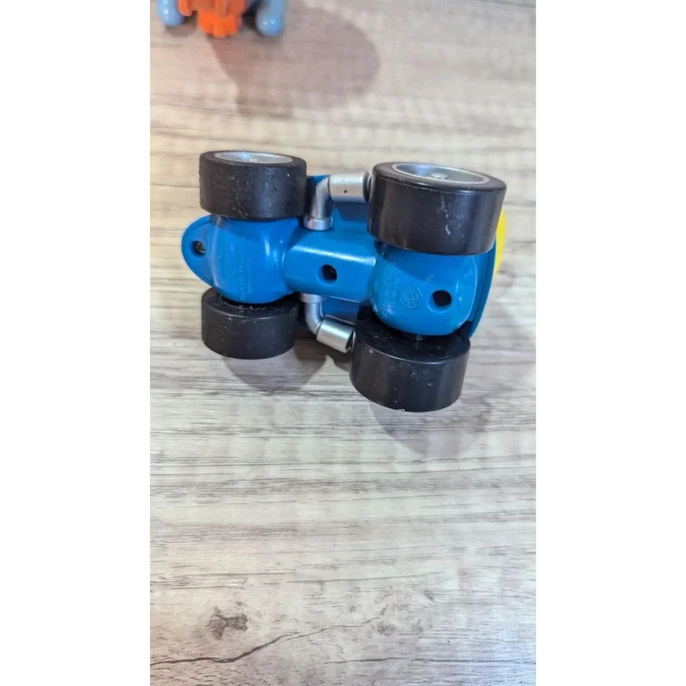 Little Tikes Blue & Yellow Toy Cars & Helicopter Set kids meal toys‎  3.5'
